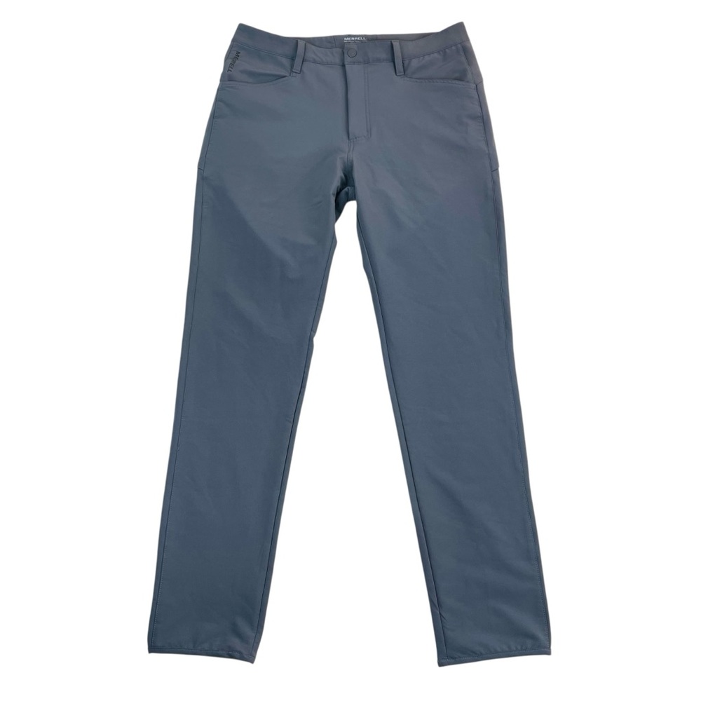 Merrell Tapered Stretch Chino Pants Mens 34x32 Gray